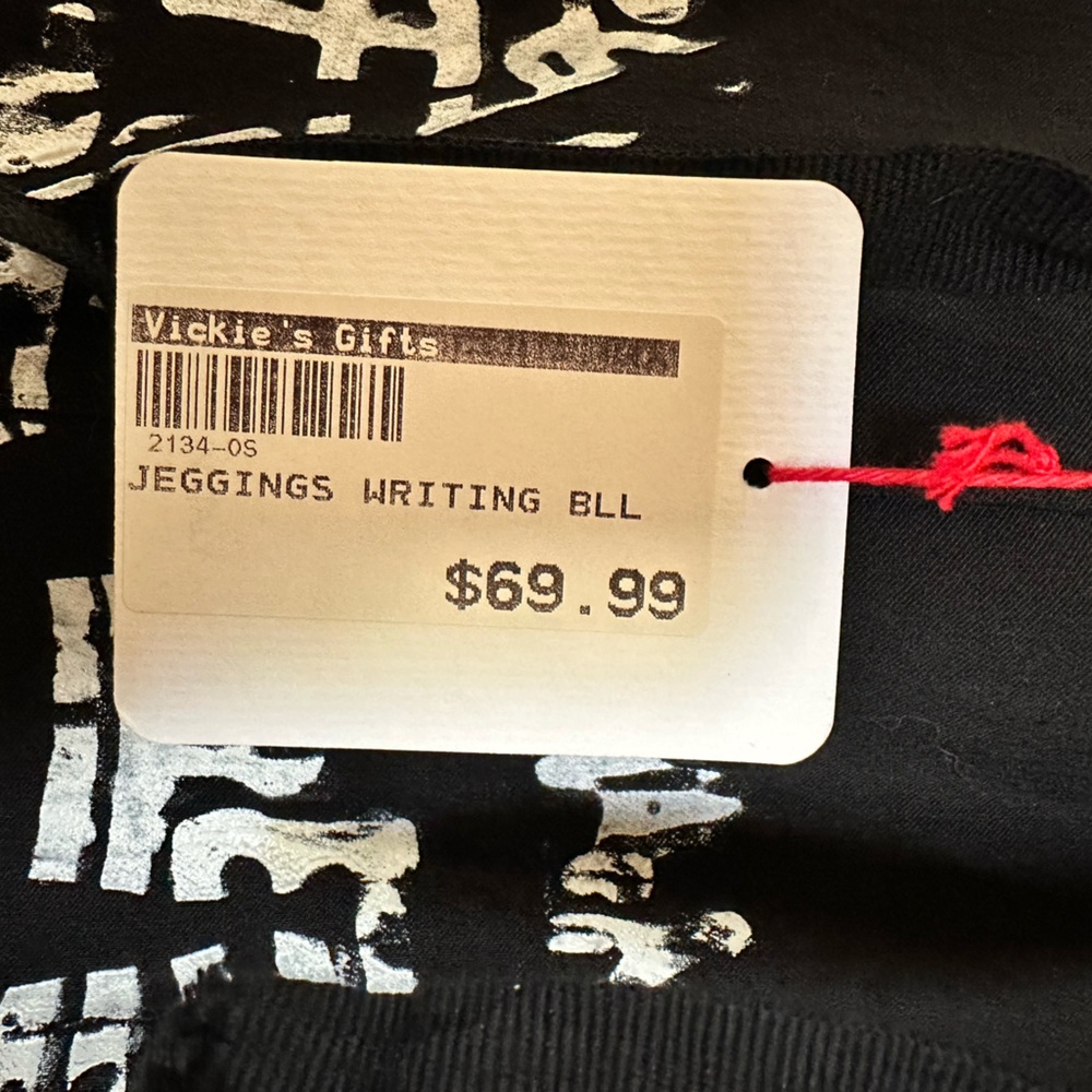 Stylish Black Graphic Joggers for Women - Picture 3 of 5
